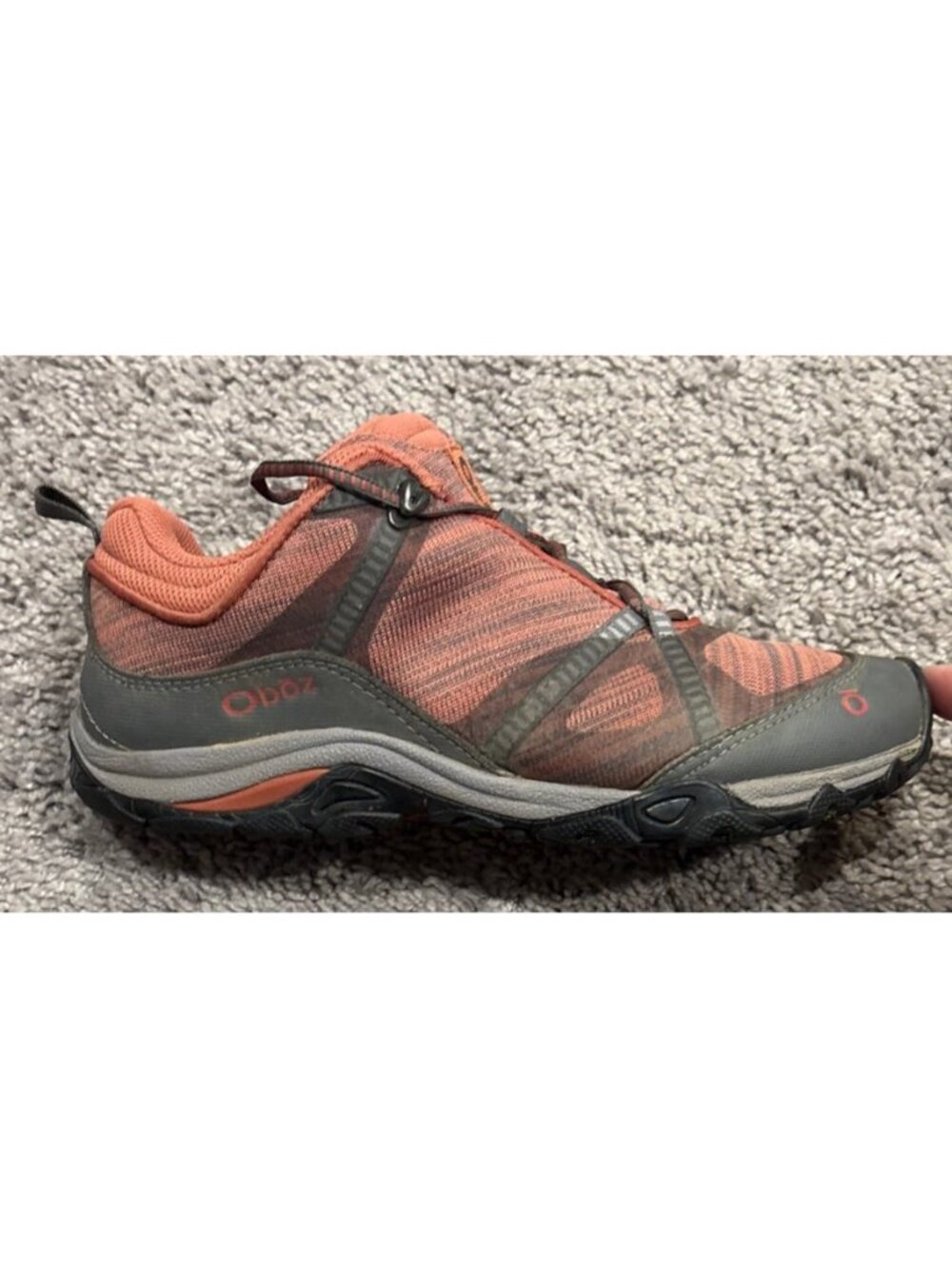 Oboz Lynx Hiking Trail Shoes Heather Rose/Gray Womens Size 7.5 Granolagirl